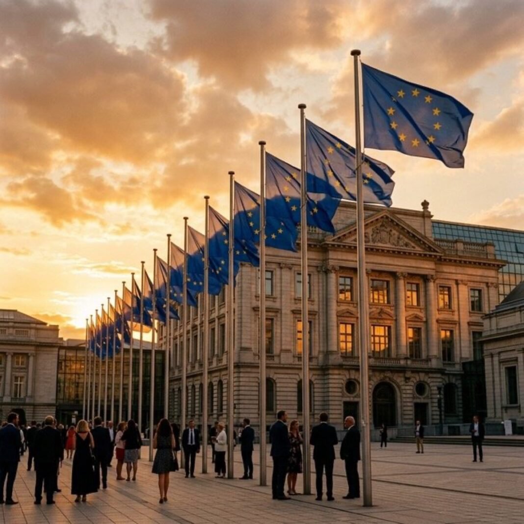 Europa y China se Unen a España: «No a la Guerra» Banderas UE