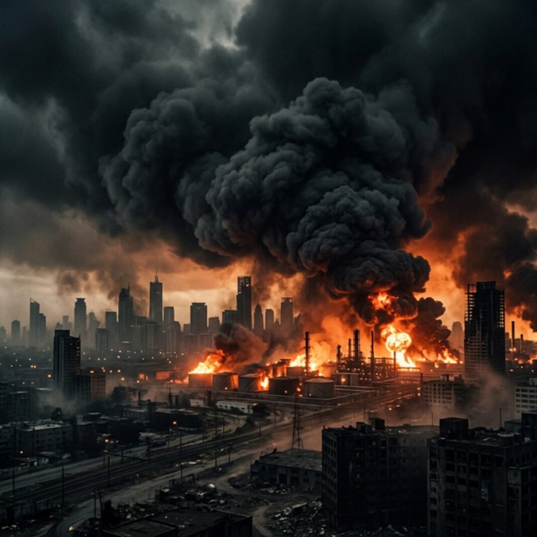 Mojtaba Khamenei Es el Nuevo Líder Supremo; Nube Tóxica Cubre Teherán Ciudad cubierta por nube toxica