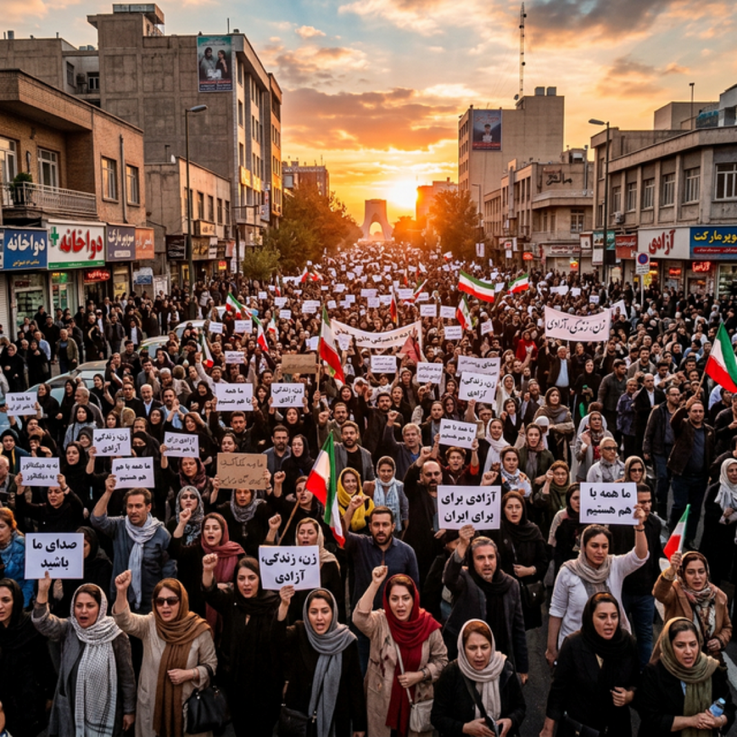 Protestas Masivas en Irán: Más de 210 Ciudades Claman por Justicia Ante el Colapso del Rial Protestas en Iran enero 2026