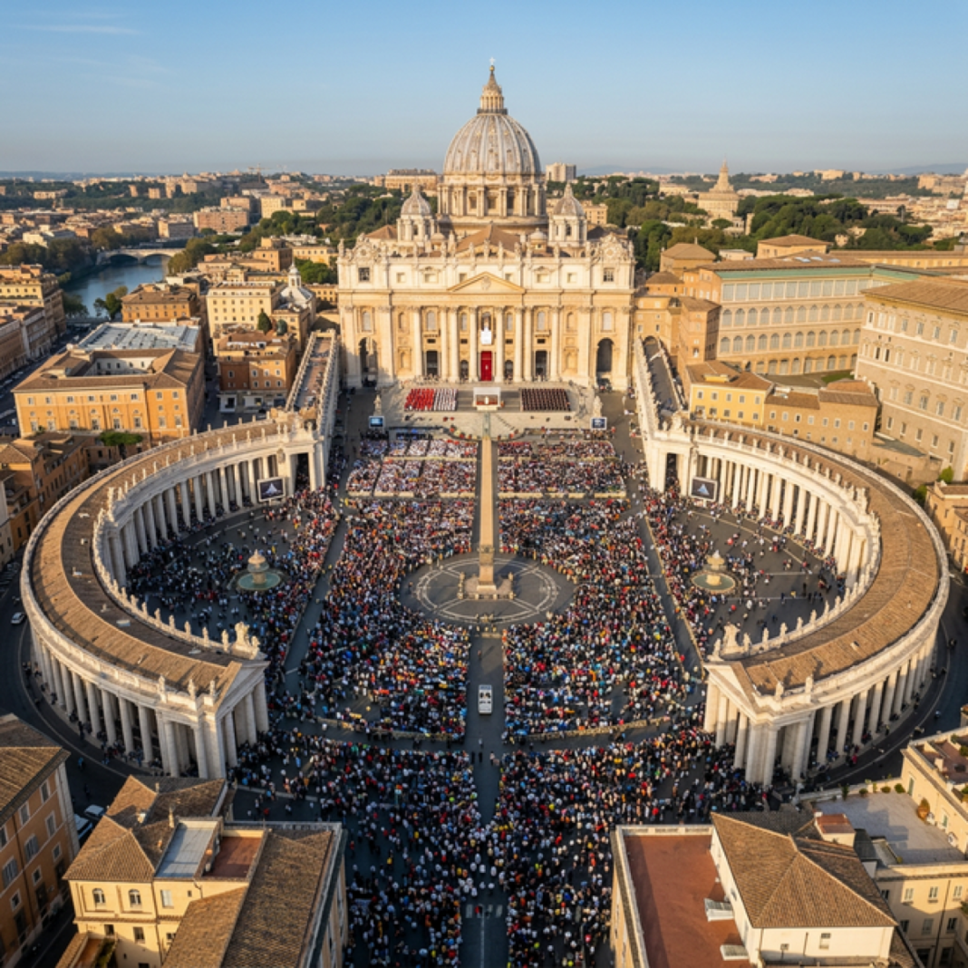 Papa León XIV Abre 2026 con un Llamado a la Paz: ¿Qué Significa Realmente Ser Pacificador? Plaza San Pedro Vaticano