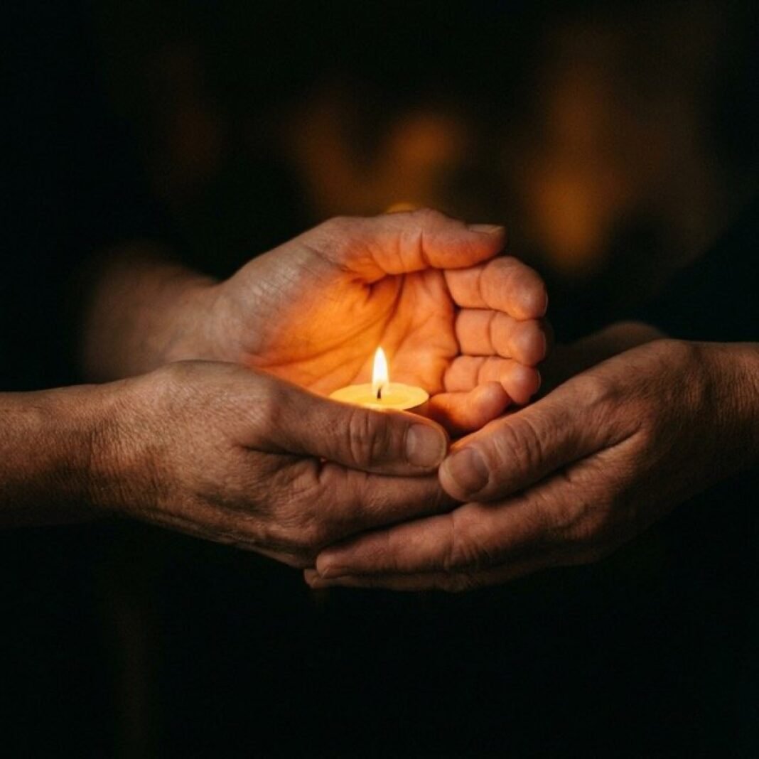 Europa Debata Sobre el Aborto y la Eutanasia: La Vida Según la Biblia Manos sosteniendo vela encendida