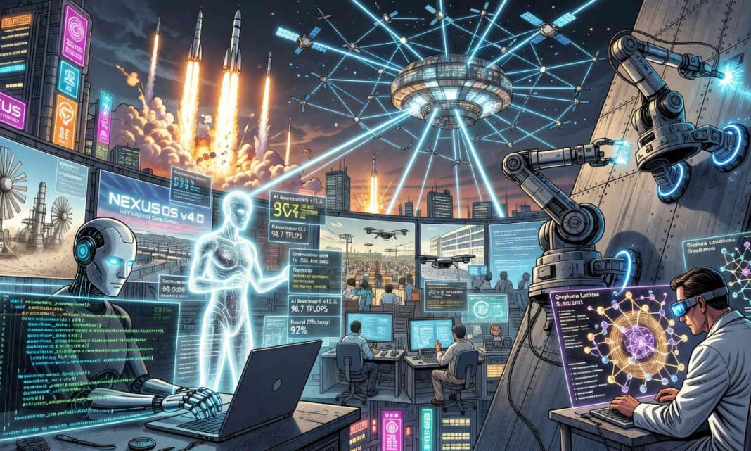 Inteligencia artificial avanzada — representación de la singularidad técnica. Foto: DiarioBitcoin.